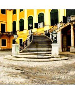 Outdoor stairs architectural Computer Printed Photography Backdrop HY-C-2345