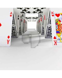 Playing cards build the trail Computer Printed Photography Backdrop HY-C-2590