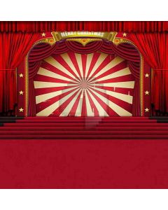 Stage For Christmas Computer Printed Photography Backdrop HY-CM-1545