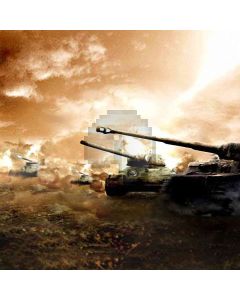 Tanks In War Computer Printed Photography Backdrop HY-CM-2204