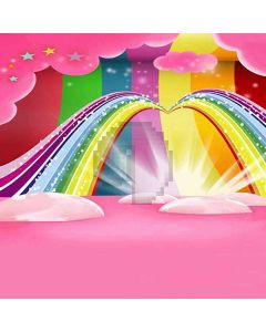 Rainbow Bridges Computer Printed Photography Backdrop HY-CM-2354