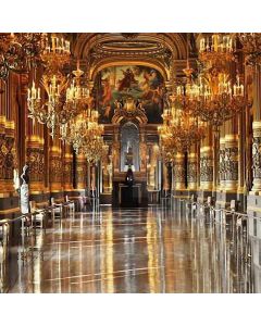 Fancy Golden Hall Computer Printed Photography Backdrop HY-CM-2874