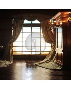 French Window Computer Printed Photography Backdrop HY-CM-3249