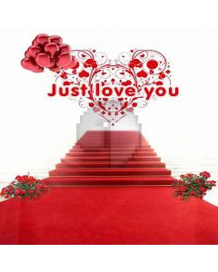Love Carpet  Computer Printed Photography Backdrop HY-CM-3549