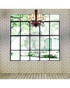 French Window With White Brick Wall Computer Printed Photography Backdrop HY-CM-4518