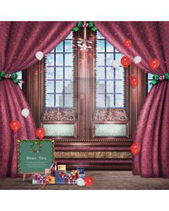 Winter Time  Computer Printed Photography Backdrop L-845