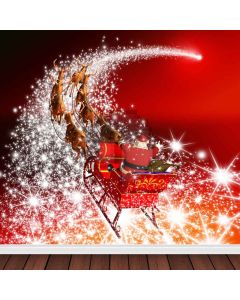 Santa Claus Computer Printed Photography Backdrop L-856