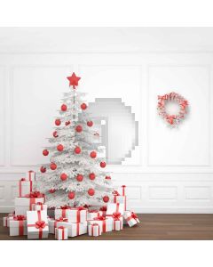 Bowknot Wreath  Computer Printed Photography Backdrop L-902