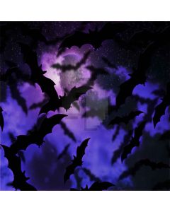 Fearful Bats Computer Printed Photography Backdrop LMG-028