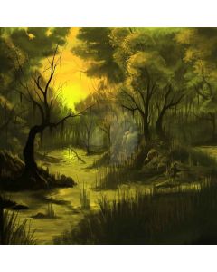 Dim Woods Computer Printed Photography Backdrop LMG-154