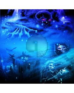 Scary Skulls Computer Printed Photography Backdrop LMG-161
