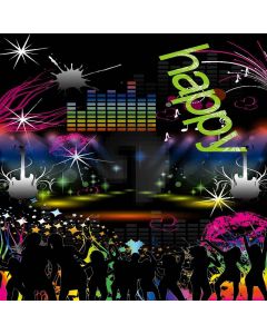 New Year Party Computer Printed Photography Backdrop LMG-201