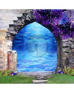 Beautiful Stone Cavern Computer Printed Photography Backdrop LMG-219