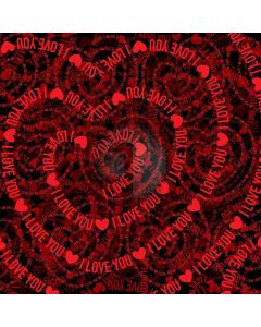 Love Pattern Computer Printed Photography Backdrop LMG-260