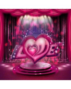 Love Stage Computer Printed Photography Backdrop LMG-262