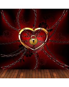 Love Lock Computer Printed Photography Backdrop LMG-264