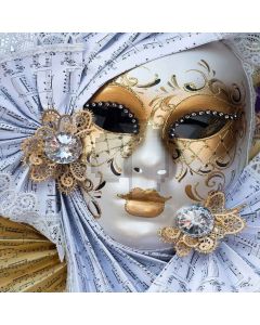 Mystic Mask Computer Printed Photography Backdrop LMG-271