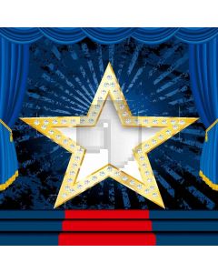 Shiny Star Wall Computer Printed Photography Backdrop LMG-275