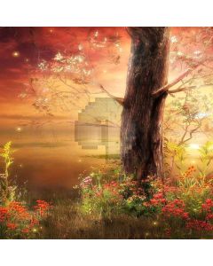 Romantic  Tree Computer Printed Photography Backdrop LMG-367