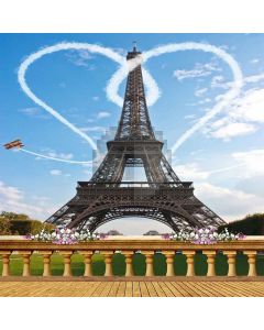 Eiffle Tower Computer Printed Photography Backdrop LMG-377