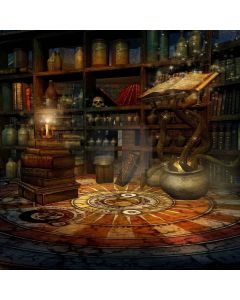 Spooky Room Computer Printed Photography Backdrop LMG-434