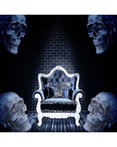 Halloween Chair Computer Printed Photography Backdrop LMG-440