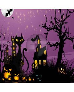 Halloween Night Computer Printed Photography Backdrop LMG-441