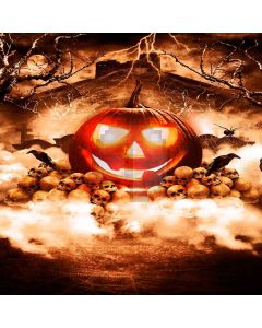 Spooky Lantern Computer Printed Photography Backdrop LMG-450