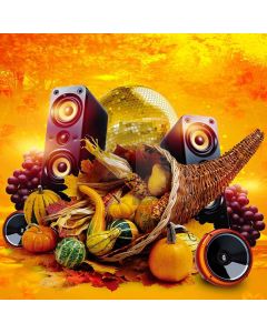 Autumn Vegetables Computer Printed Photography Backdrop LMG-471