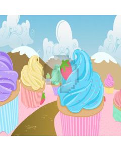 Ice Cream Clould Computer Printed Photography Backdrop LMG-700