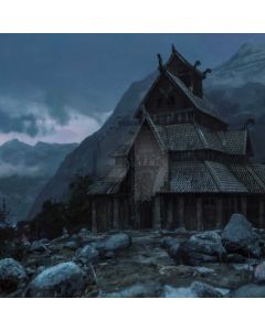 House Stone Darkness Computer Printed Photography Backdrop LMG-751