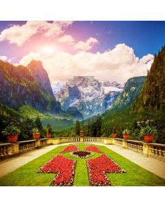 Hill Cloud Computer Printed Photography Backdrop LMG-764