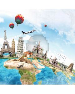 Fly Building Computer Printed Photography Backdrop LMG-791