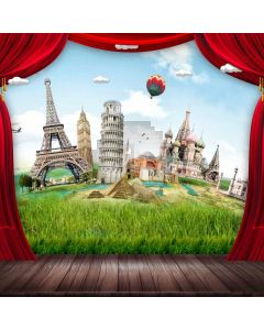 Curtain Grass Computer Printed Photography Backdrop LMG-801
