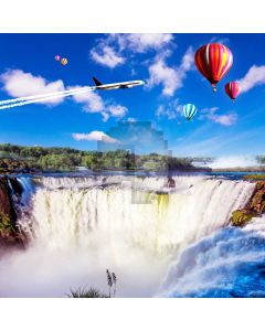 Fall Ballon Computer Printed Photography Backdrop LMG-811
