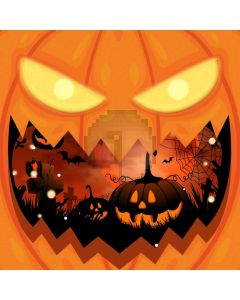 Halloween Pumpkin Lamp Computer Printed Photography Backdrop LMG-856