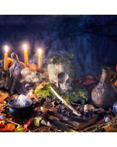 Ghost Candle Computer Printed Photography Backdrop LMG-857