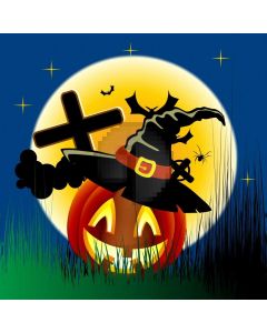 Halloween Moon Computer Printed Photography Backdrop LMG-864