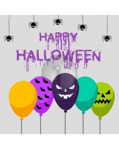 Halloween Ballon Computer Printed Photography Backdrop LMG-870