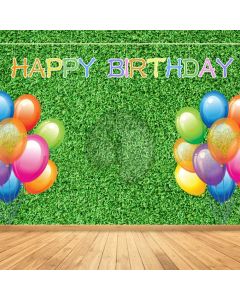 Ballon Grass Computer Printed Photography Backdrop LMG-875
