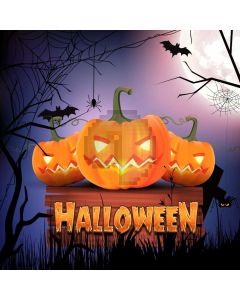Halloween Pumpkin Lamp Computer Printed Photography Backdrop LMG-892