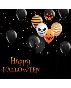 Halloween Ballon Computer Printed Photography Backdrop LMG-897