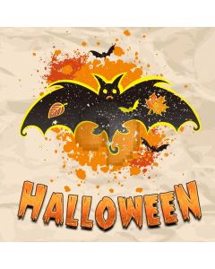 Pumpkin Bat Computer Printed Photography Backdrop LMG-922