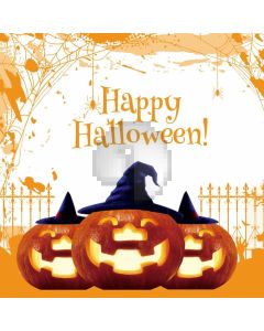 Pumpkin Lanterns Halloween Computer Printed Photography Backdrop LMG-934