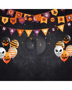 Flag Scary Balloon Computer Printed Photography Backdrop LMG-945