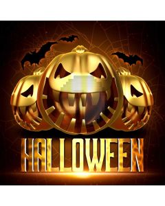 Pumpkin Halloween Computer Printed Photography Backdrop LMG-952