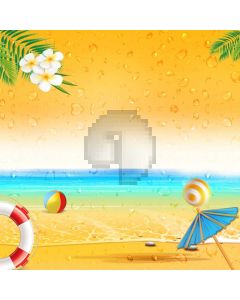 Sun Unmbrella Tree Computer Printed Photography Backdrop LMG-956