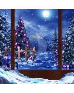 Gift Moon Tree Cypress Computer Printed Photography Backdrop LMG-989