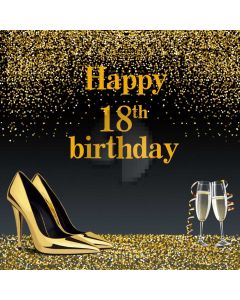 Bottle High Heel Birthday Computer Printed Photography Backdrop MSL-100