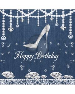 Birthday Party High Heel Computer Printed Photography Backdrop MSL-110